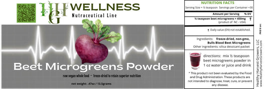Beet Microgreen Powder